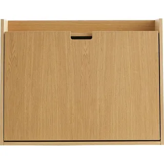 miliboo Vintage-Wandschreibtisch mit Ablage 78 cm Braun