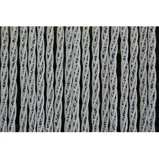 La Tenda Insektenschutz-Vorhang Türvorhang LUCCA 3 Streifenvorhang weiß, 100 x 230 cm, PVC - Länge und Breite individuell kürzbar weiß