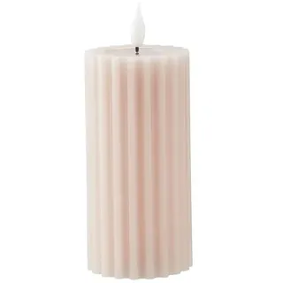 HOME STORY LED Kerze   ¦ rosa/pink ¦ Paraffin,Kunststoff ¦ Maße (cm): H: 18  Ø: 7.5