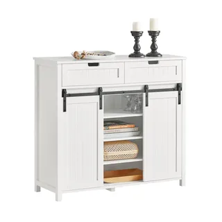 SoBuy Küchenschrank 104 x 93 x 35 cm Schubladen / weiß