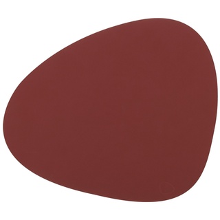 LINDDNA Tischset Nupo L Curve Leder Rot (Large)