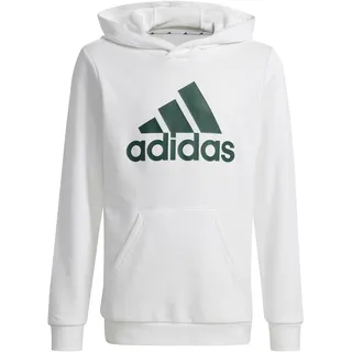 adidas Big Logo Essentials Cotton Hoodie White / Collegiate Green 128    