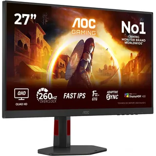 AOC Q27G4ZR 27" schwarz-rot