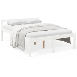 vidaXL Seniorenbett 120 x 200 cm Weiß
