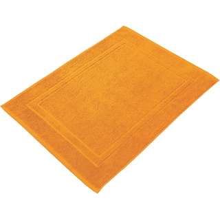 Badvorleger NYVIFresh 50x70cm Frottee Duschvorleger aus 100% Baumwolle 1x Duschvorleger 50x70 cm Orange