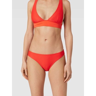 Bikini-Hose im gerippten Design Modell 'LINED UP LOWIRDER', Orange, XS