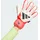 Predator Match Fingersave Junior White/Lucid Red/Black 6
