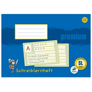 Staufen Staufen® Schreiblernheft Premium Lineatur SL FMZ liniert DIN A4 quer 16 Blatt, 1 St.