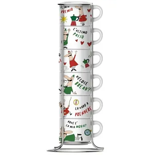Bialetti Espressotasse 0,09 l Bunt 7 St.