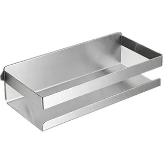AVE Küchenregal Wand aus Edelstahl Gewürzregal Wandmontage Küchen-Hängeorganisator für Speisekammer Gewürze, Kräuter, Dosen, Flaschen Duschablage ohne Bohren Duschkorb Selbstklebend (1PCS)