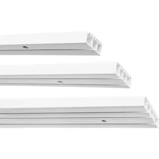 GARDUNA Gardinenschiene 1-läufig Ø 60 mm 60 cm Weiß