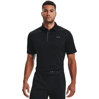 Under Armour Herren Tech Golf Poloshirt,schwarz (Black (001)), 3XL