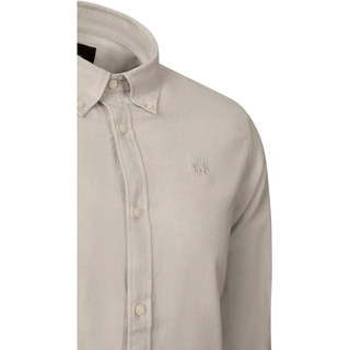 La Martina Langarmhemd  MCC006 beige S