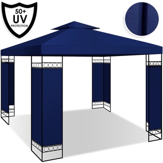 KESSER® - Pavillon 3x3m wasserabweisend UV-Schutz 50+ Metall Gestell Partyzelt Gartenzelt Luxus Gartenpavillon 9m2 Festzelt