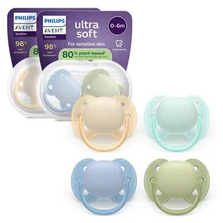 Philips Avent Schnuller ultra soft 4er Pack 0–6 Monate – 4.0 Stück