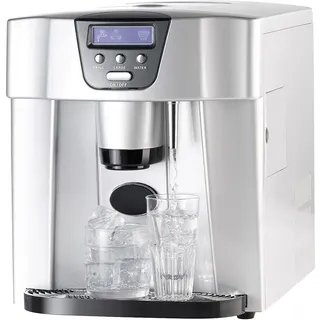 Rosenstein & Söhne Eiswürfelmaschine EWS-2300, Eis- und Wasserspender