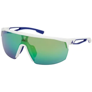 ADIDAS SPORTSWEAR Sportsonnenbrille dunkelgrün / weiß