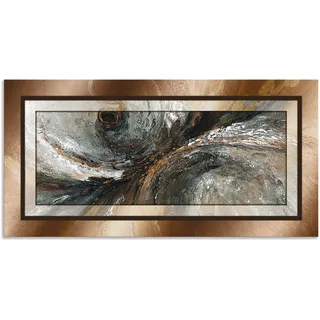 Wandbild ARTLAND "Gold Abstrakt 2", gold (farbe bild(er): goldfarben), B:60cm H:30cm, Bilder, als Alubild, Leinwandbild, Poster in verschied. Größen
