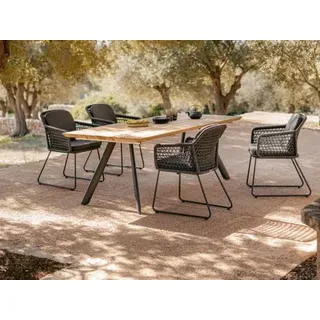 Niehoff Kubu-Valletta Gartenmöbel-Set, Dining, 5-teilig