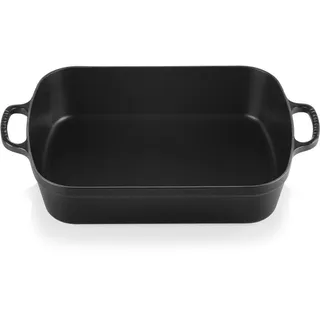 Le Creuset Bratreine 37 x 29 cm Schwarz