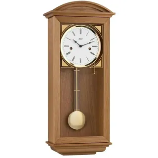 Hermle Pendelwanduhr Regulator Wanduhr Newport Eiche 14 Tage Gangdauer Rundgong- 71025-040141