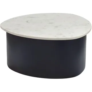 FineBuy Couchtisch in Schwarz | Marmor / 63x63x30 | Gr.: onesize