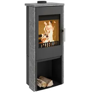 Haas+Sohn Kaminofen Vitorre  (7 kW, Raumheizvermögen: 60 m3 - 130 m3, Material Verkleidung: Speckstein, Schwarz)