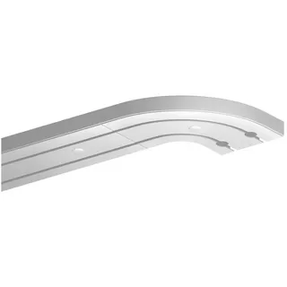 BestLivings Gardinenschiene 2-läufig Ø 1,8 mm 180 cm Weiß