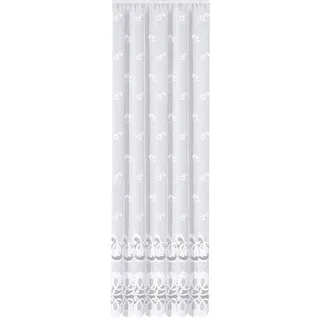 Heine Gardine HEINE HOME Gr. 2, weiß, B:450cm H:175cm, Polyester, Gardinen, Gardine