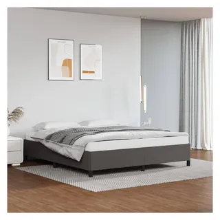 vidaXL Bettgestell 160 x 200 cm Grau