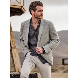 engbers Herren Freizeit-Sakko regular Beige gemustert - 28
