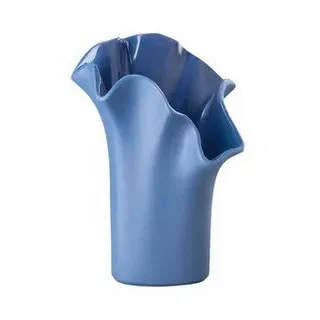 Rosenthal Tischvase Rosenthal Asym Vase, Porzellan blau