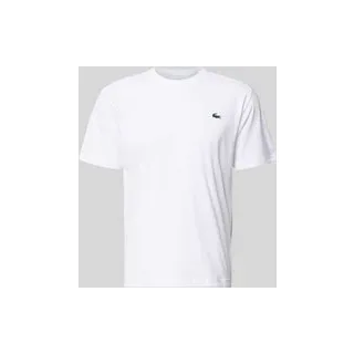 Regular Fit T-Shirt aus Baumwoll-Mix, Weiss, S
