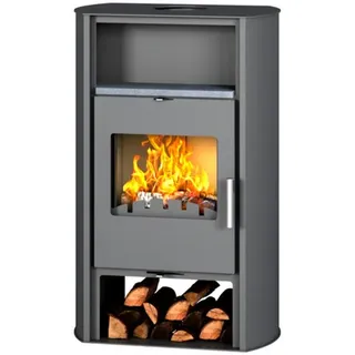 accente Kaminofen »Arango«, grau, Stahl, 7 kW