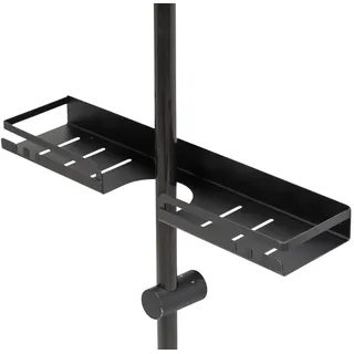 Wenko Duschstangencaddy Altarella (BHT 45x4x10,50 cm | schwarz - BHT 45x4x10,50 cm