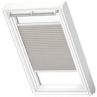 Velux Dachfensterplissee FHL MK08 1284SWL  (Farbe: Silbergrau - 1284SWL, Farbe Schiene: Weiß, Manuell)