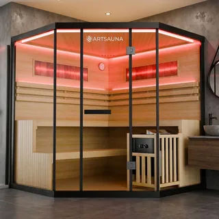 Indoor Sauna Vantaa 180 - Salzstein