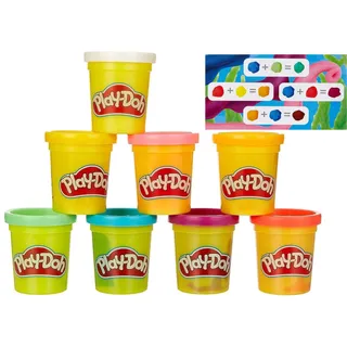 PLAY-DOH Rainbow Pack 8 x 56g Bastelset