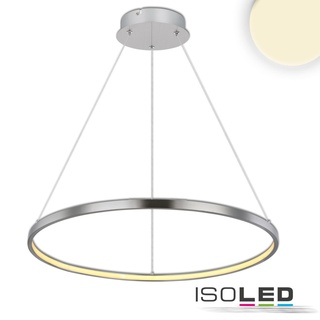 ISOLED LED Hängeleuchte RING 29W, 3000K, IP20, silber ISO-115659