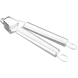 Lacor 62685 Knoblauchpresse Luxe, 18/10 | Aus lebensmittelechtem Edelstahl gefertigt; hohe Korrosionsbeständigkeit und Haltbarkeit im täglichen Gebrauch