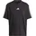 Essentials 3-Streifen Boyfriend Kurzarm-T-Shirt Black White S