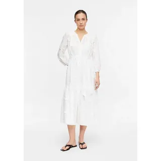 Comma, Midikleid Floral Weiß 36