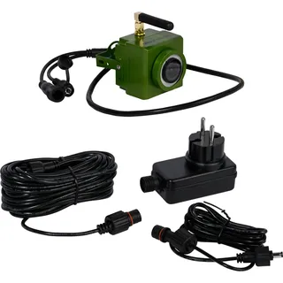 dobar® Wildtier WiFi-Kamera mit Kabel für die Wildtierbeobachtung - Wasserfeste WLAN-Kamera mit zugehöriger App Made in Germany