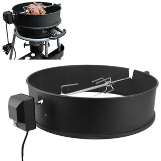 Rotisserie-set, Kompatibel Mit 22-zoll-grill, Barbecue-camping-zubehör, Edelstahl, Us-stecker, 110 V, 2,8 W