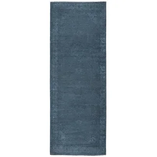 tesso living Vintage-Teppich, Blau, 80 X 195 cm & Böden, Teppiche, Vintage-Teppiche