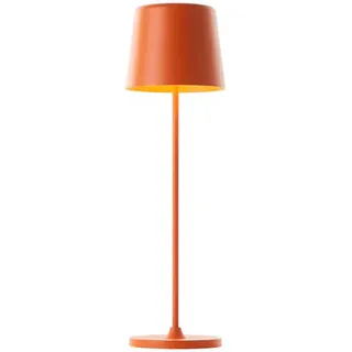 LED-Akku-Tischleuchte Kaami orange-matt – Energieeffizienzklasse D