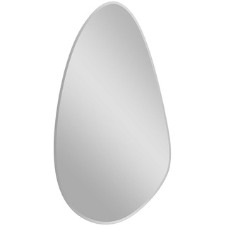 Garderoben Spiegel in ovaler Form Facettenschliff Rand