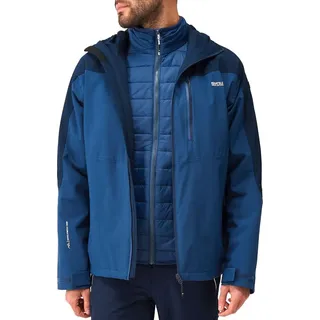 Regatta Wentwood VIII 3 in 1 Jacke Winterjacke Herren Wasserdicht, Größe:M, Farbe:Dunkelblau - Dunkelblau - M