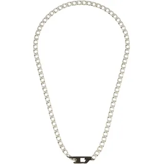 DIESEL Kette silber