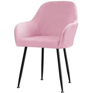 Highdi Samt Stretch Stuhlbezug mit Armlehne, Elastischer Abnehmbarer Schonbezug für Esszimmerstühle, Universal Stuhlhusse 1/2/4/6er Set für Wohnzimmer, Hochzeit Deko